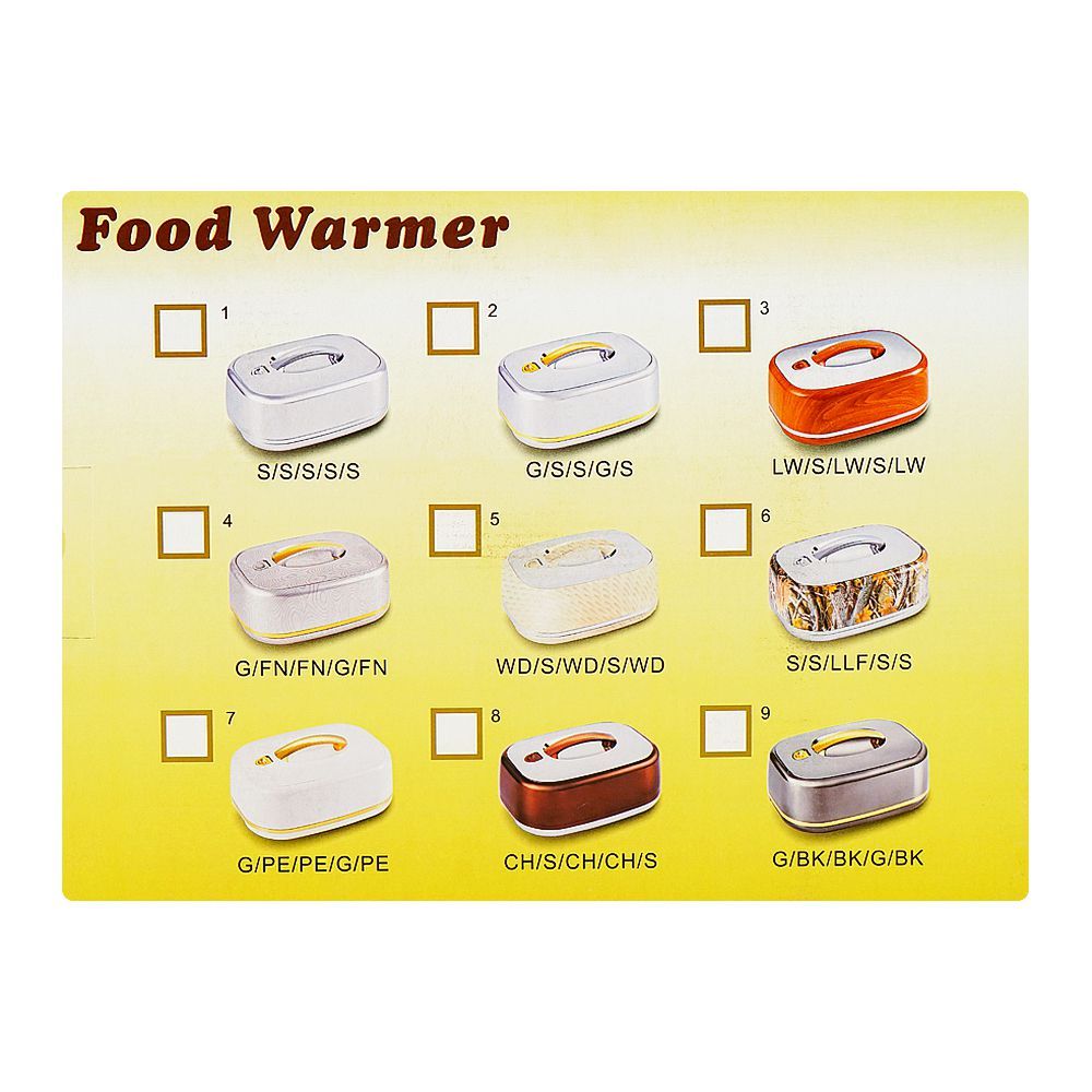 Golden Fire Rectangular Hot Pot, Food Warmer, 5500ml, White & Silver, 775W/S - Image 4