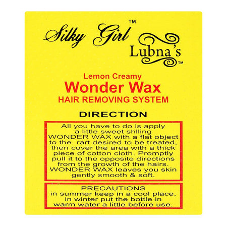 Silky Girl Lemon Hair Removing Cold Wax, 150g - Image 3