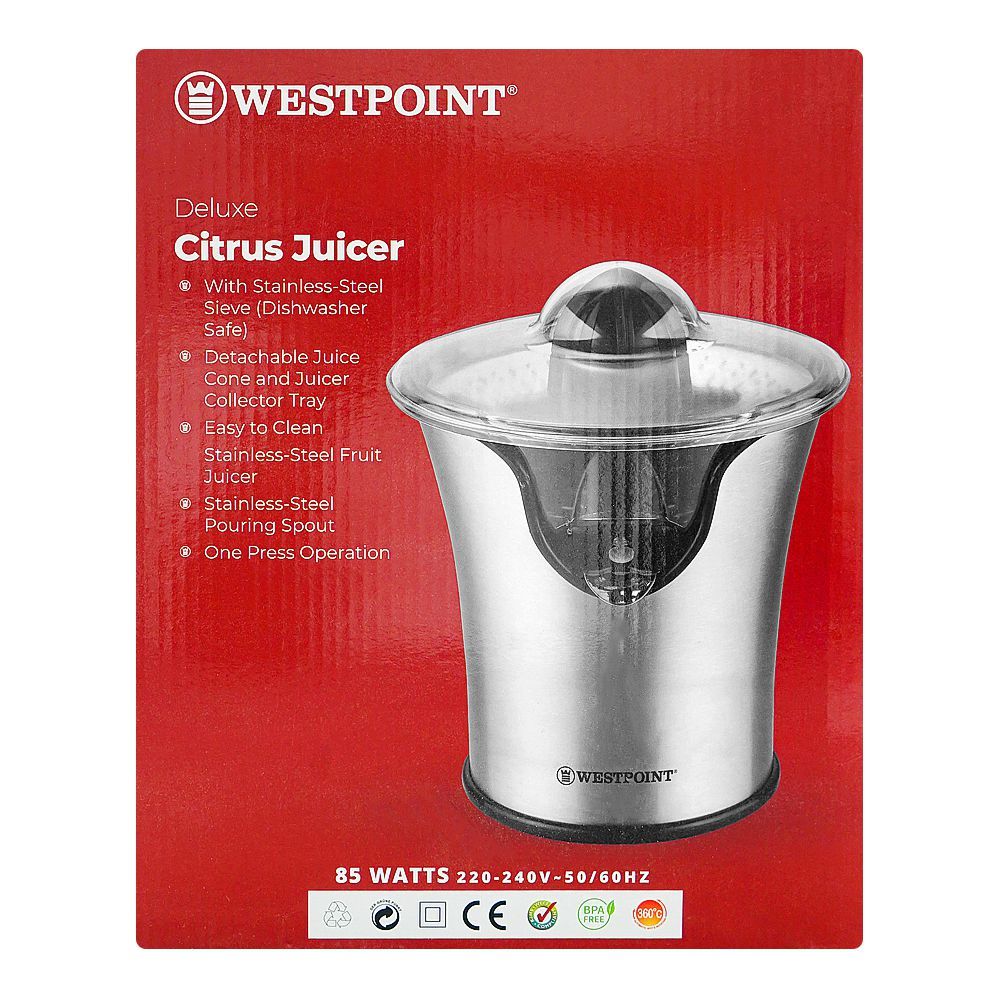 West Point Deluxe Citrus Juicer, 85W, WF-554 - Image 4