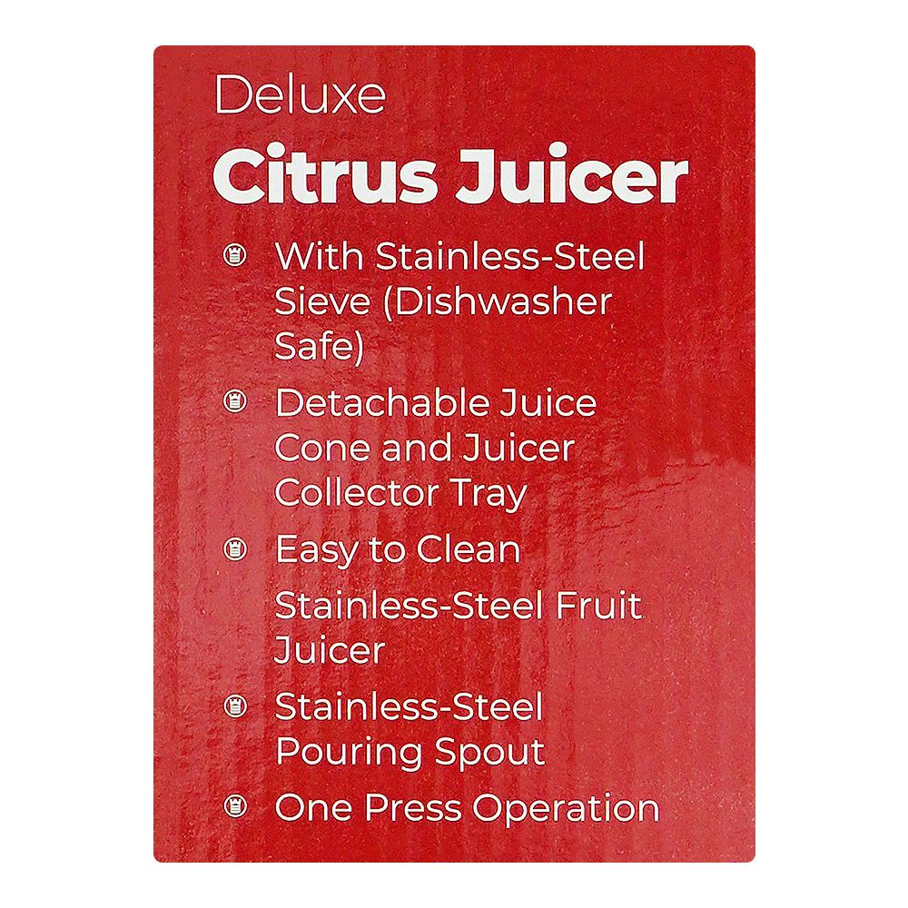 West Point Deluxe Citrus Juicer, 85W, WF-554 - Image 5