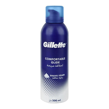 Gillette Comfortable Glide Shave Foam, 200ml - Main Image