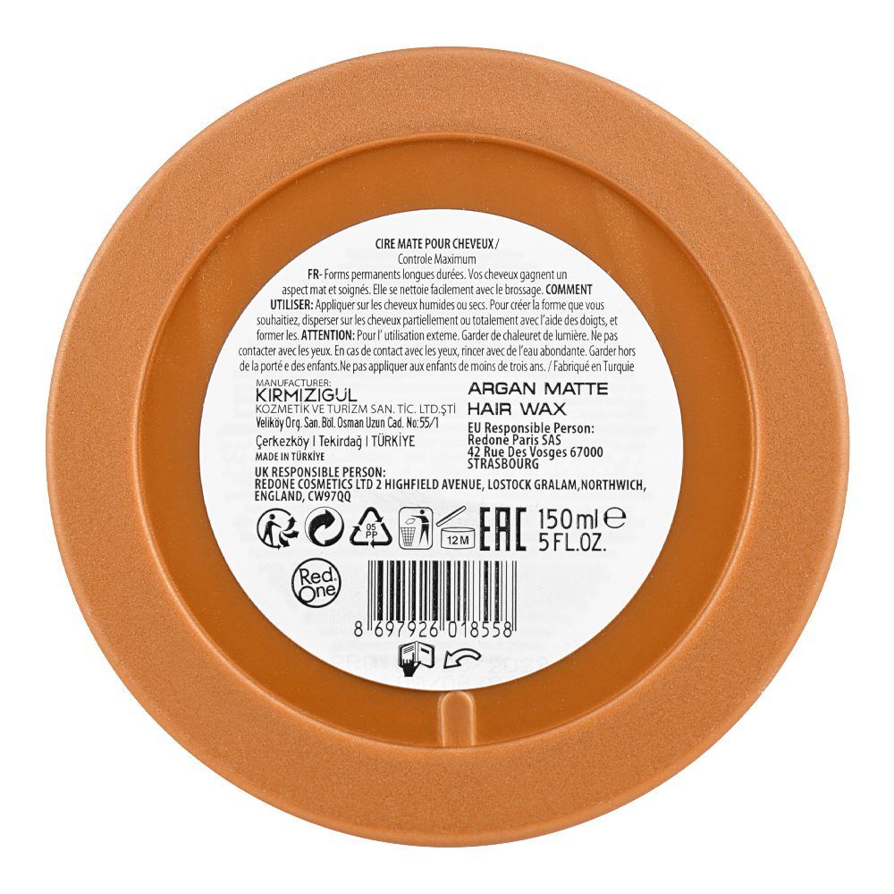 Red One Argan Aqua Hair Wax, 150ml - Image 3