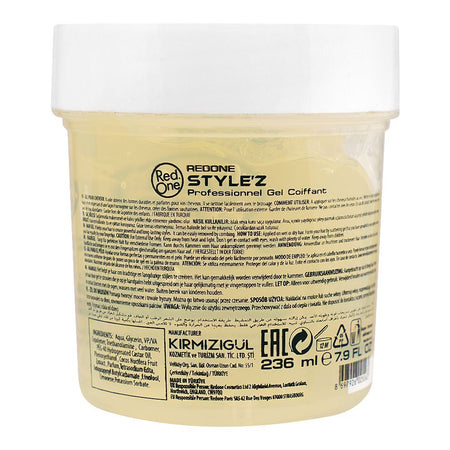 Redone Style'z Professional Hair Gel With Coconut Oil, For All Hair Types, 236ml - Image 2