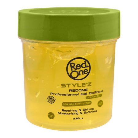 Redone Style'z Professional Hair Gel With Olive Oil, For All Hair Types, 236ml - Main Image