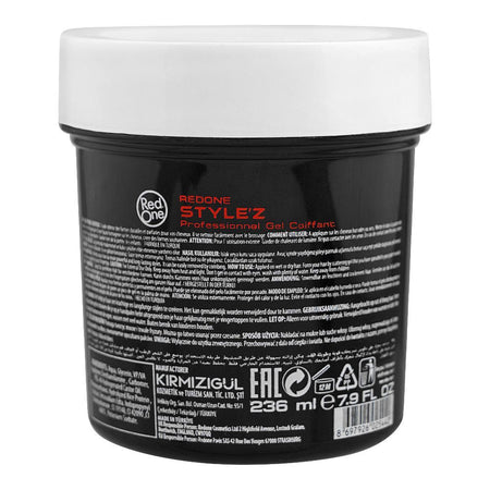 Redone Style'z Professional Hair Gel With Protein, For Dry Hair, 236ml - Image 2