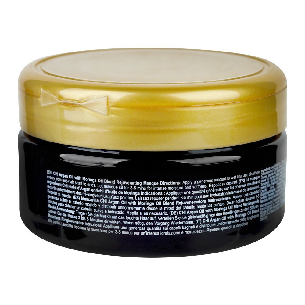 CHI Argan Oil Rejuvenating Hair Mask, Paraben Free, For Damaged Hair, 237ml - Image 2