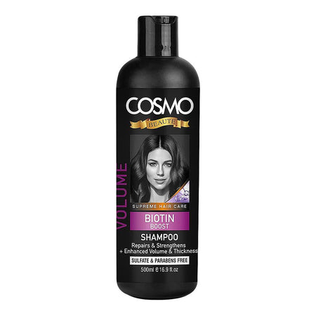 Cosmo Beaute Biotin Boost Volume Shampoo, Sulphate & Paraben Free, 500ml - Main Image