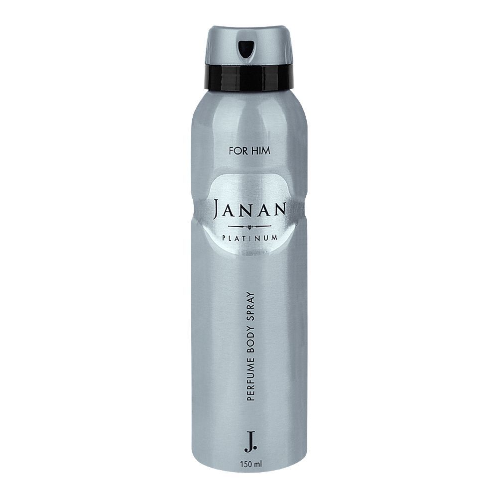 Junaid Jamshed J. Janan Platinum Perfume Body Spray, For Men, 150ml - Main Image