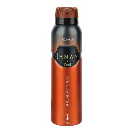 Junaid Jamshed J. Janan Oud Perfume Body Spray, For Men, 150ml - Main Image