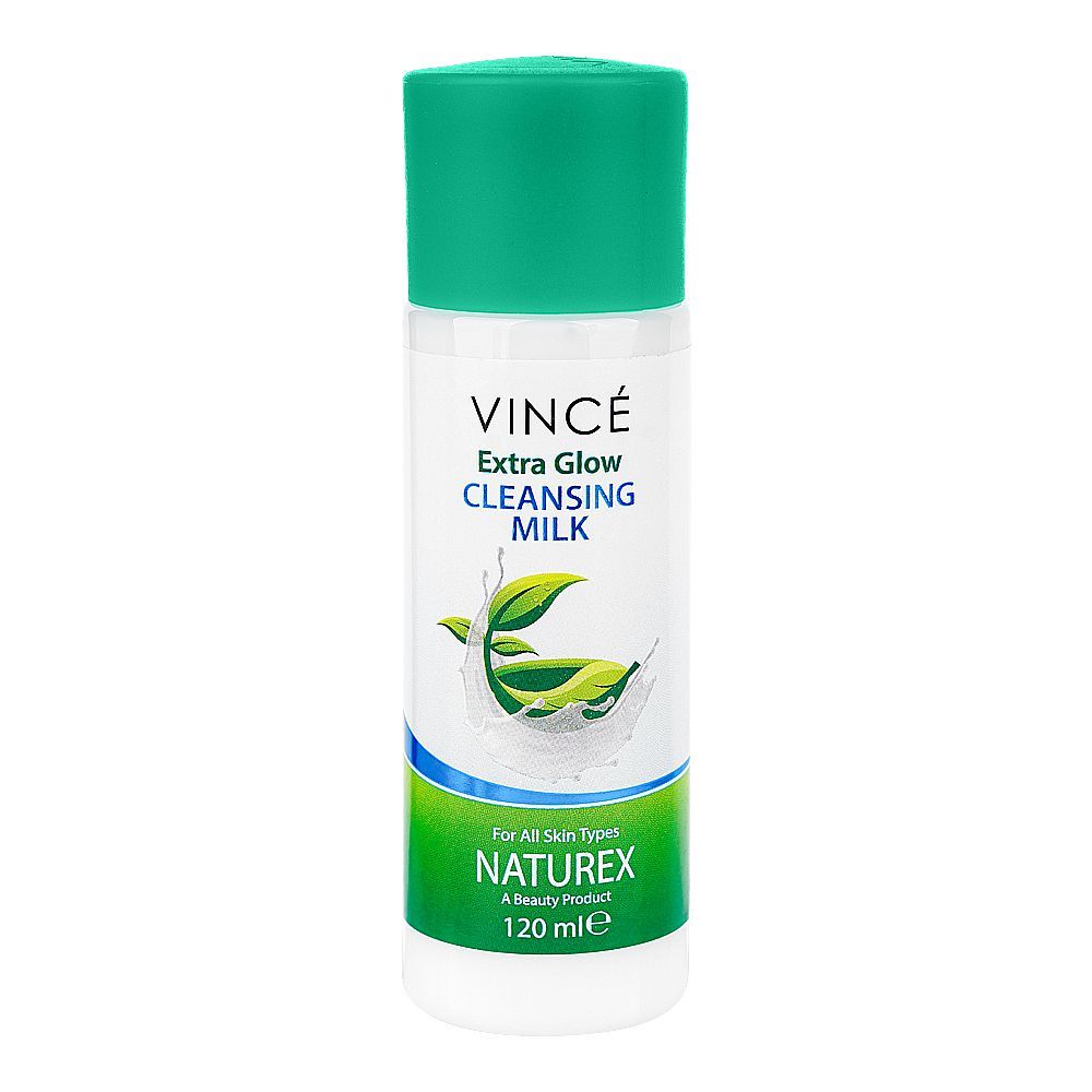 Vince Naturex Extra Glow Cleansing Milk, For All Skin Types, 120ml - Main Image