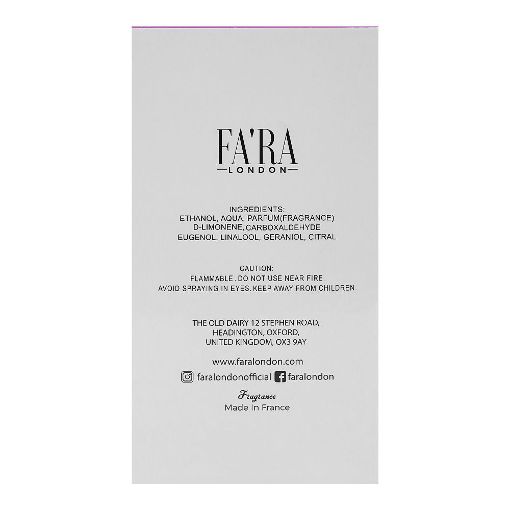 Fa'ra Orchid Rose, Eau de Parfum, For Women, 100ml - Image 3