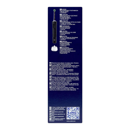 Oral B Vitality Pro Rechargeable Toothbrush, 3 Cleaning Modes & 2 Minutes Timer, Black, D103.413.3 - Image 4