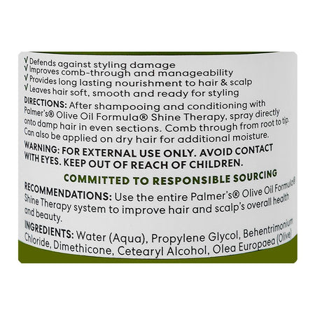 Palmer's Olive Oil Leave-In Conditioner, Sulphate & Paraben Free, 250ml - Image 3