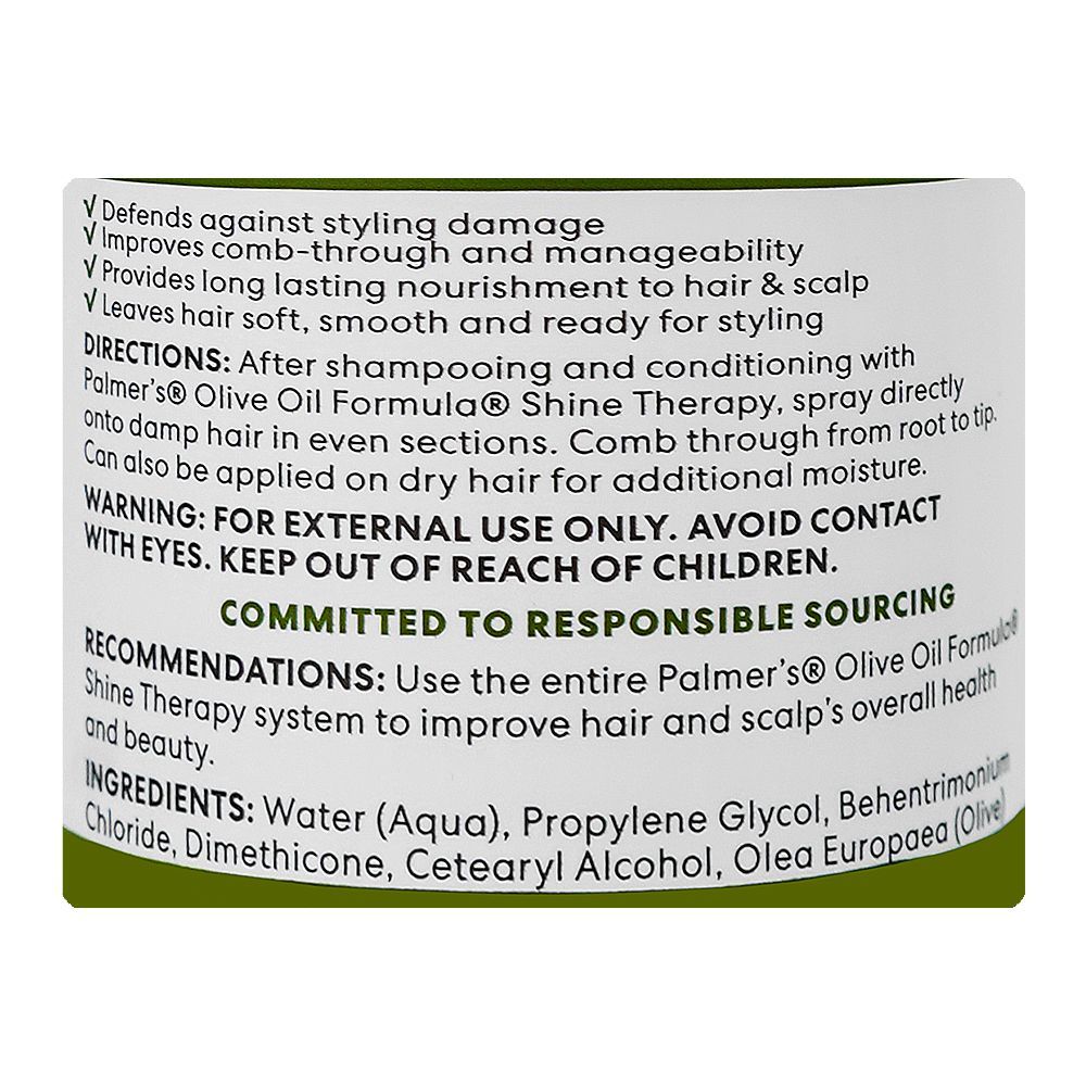 Palmer's Olive Oil Leave-In Conditioner, Sulphate & Paraben Free, 250ml - Image 3