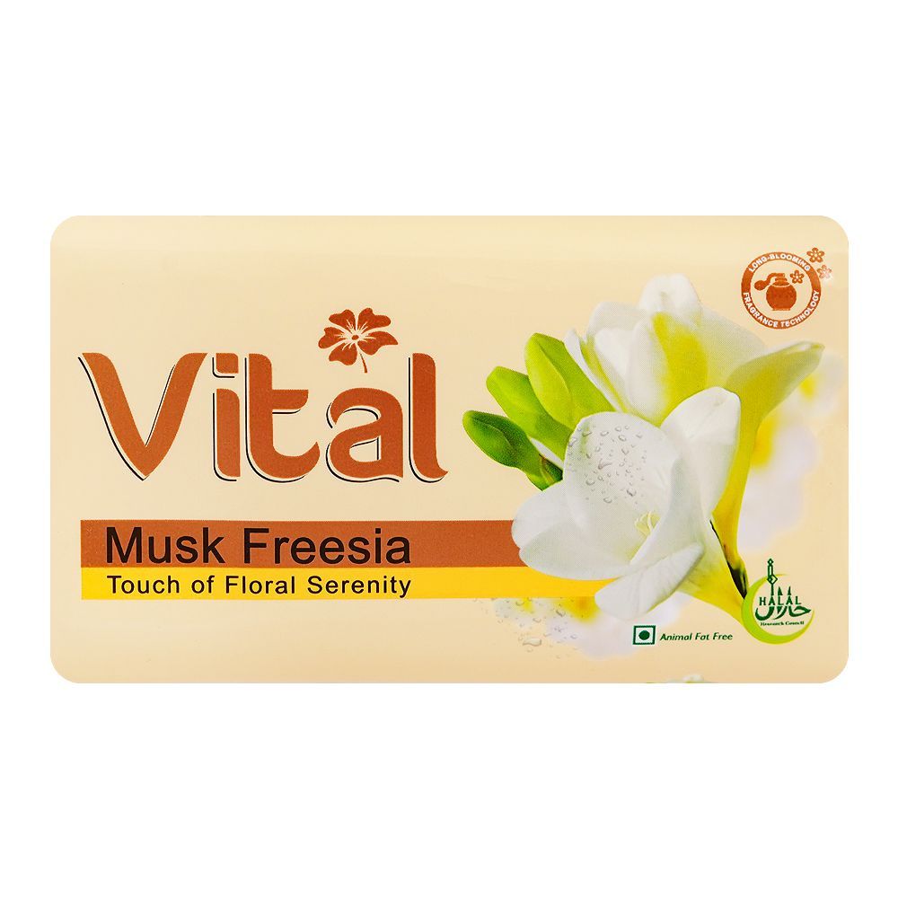 Vital Musk Freesia Soap, 128g - Main Image
