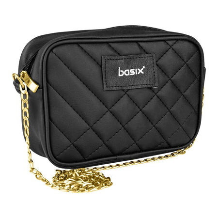 Basix Women Crossbody Bag, Black, HUBO-4BL-03 - Main Image
