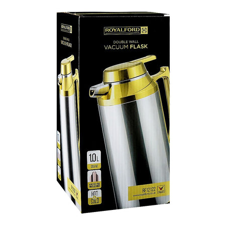 Royalford Double Wall Vacuum Flask, 1000ml, RF12122 - Image 4