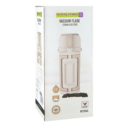 Royalford Stainless Steel Vacuum Flask, 1200ml, RF12442 - Image 4