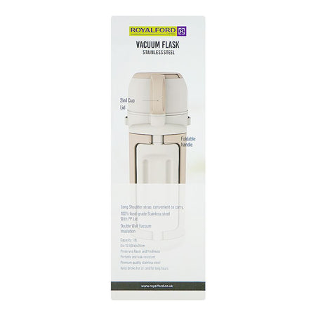 Royalford Stainless Steel Vacuum Flask, 1800ml, RF12441 - Image 5
