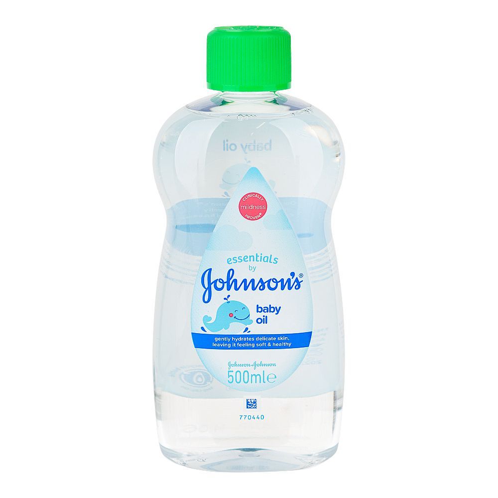 Johnson's Essential Baby Oil, 500ml - Main Image