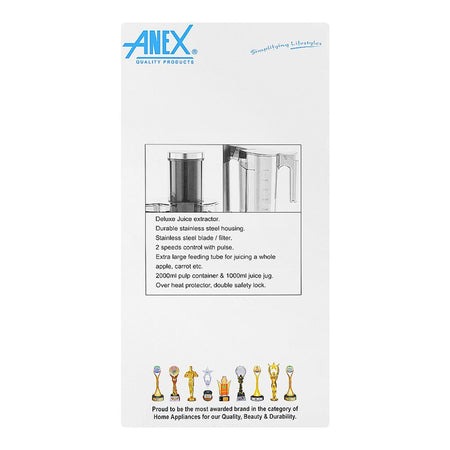 Anex Deluxe Juicer, 600W, AG-90 - Image 4