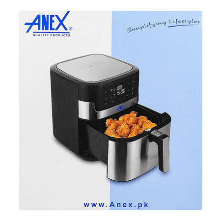 Anex Deluxe Air Fryer, 8000ml Capacity, AG-2024 - Image 3