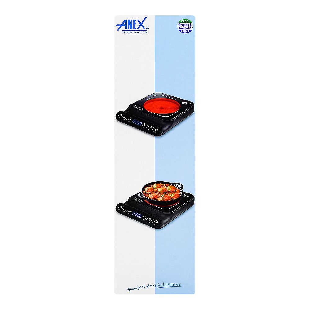 Anex Delux Hot Plate, 2200W, AG-2166 - Image 3
