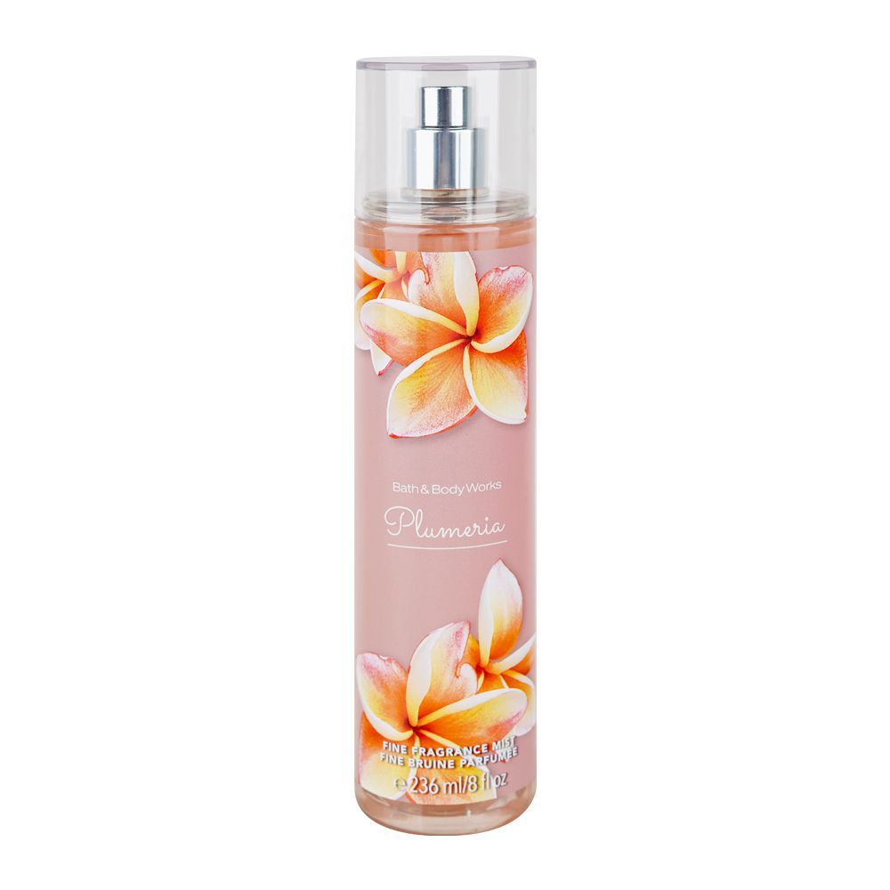 Bath & Body Works Plumeria Fine Fragrance Mist, 236ml - Main Image