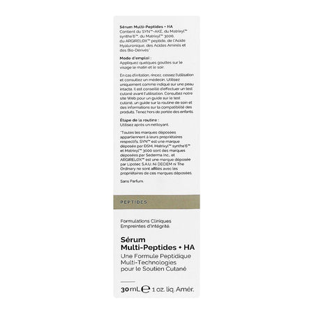 T.O. Multi-Peptide +HA Anti-Aging Serum, For All Skin Types, 30ml - Image 2
