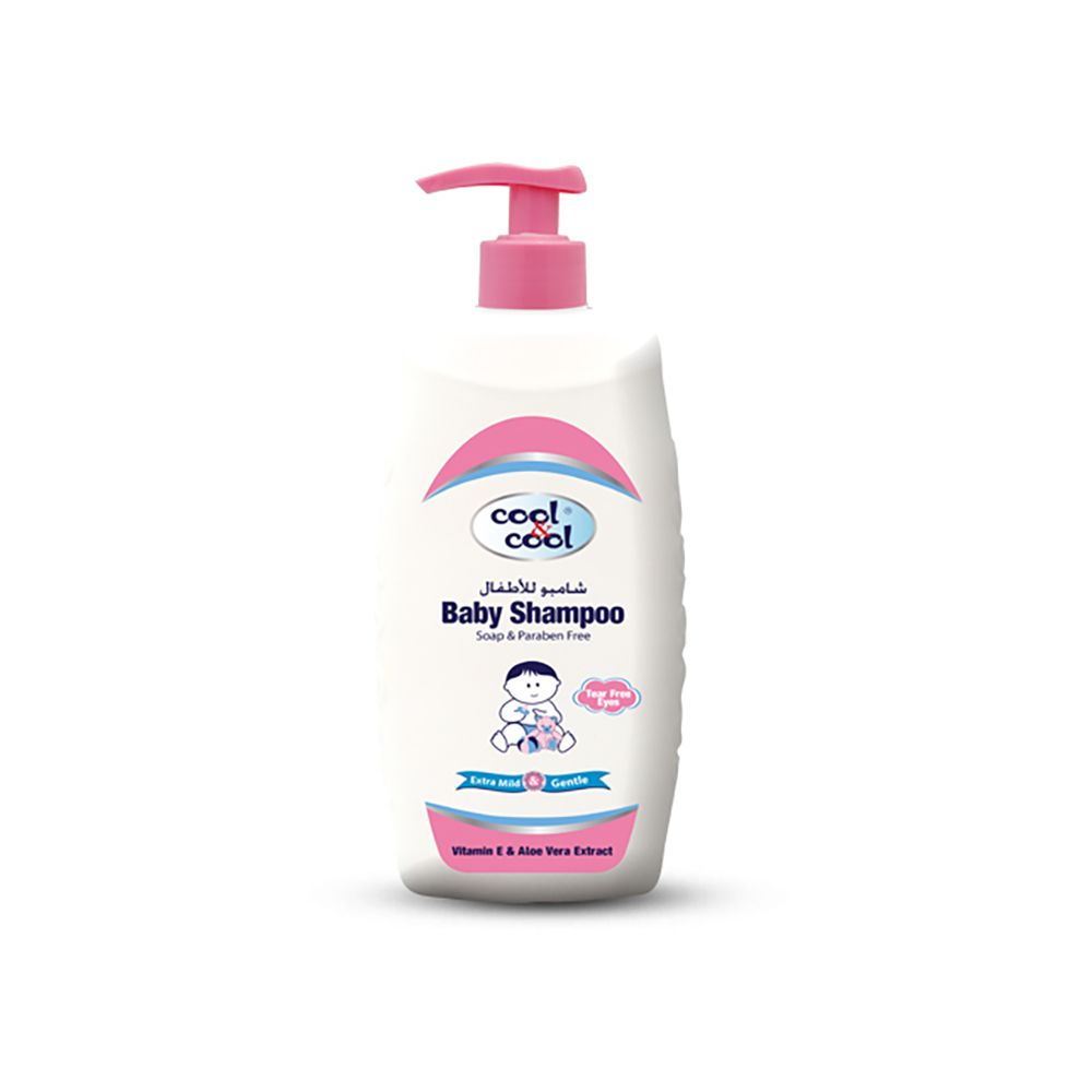 Cool & Cool Baby Shampoo With Vitamin E & Aloe Vera, Soap & Paraben Free, 500ml - Main Image