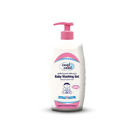 Cool & Cool Baby Washing Gel With Vitamin E & Aloe Vera, Soap & Paraben Free, 500ml - Main Image