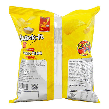 Zee Stack-It Original Potato Chips, 62g - Image 2