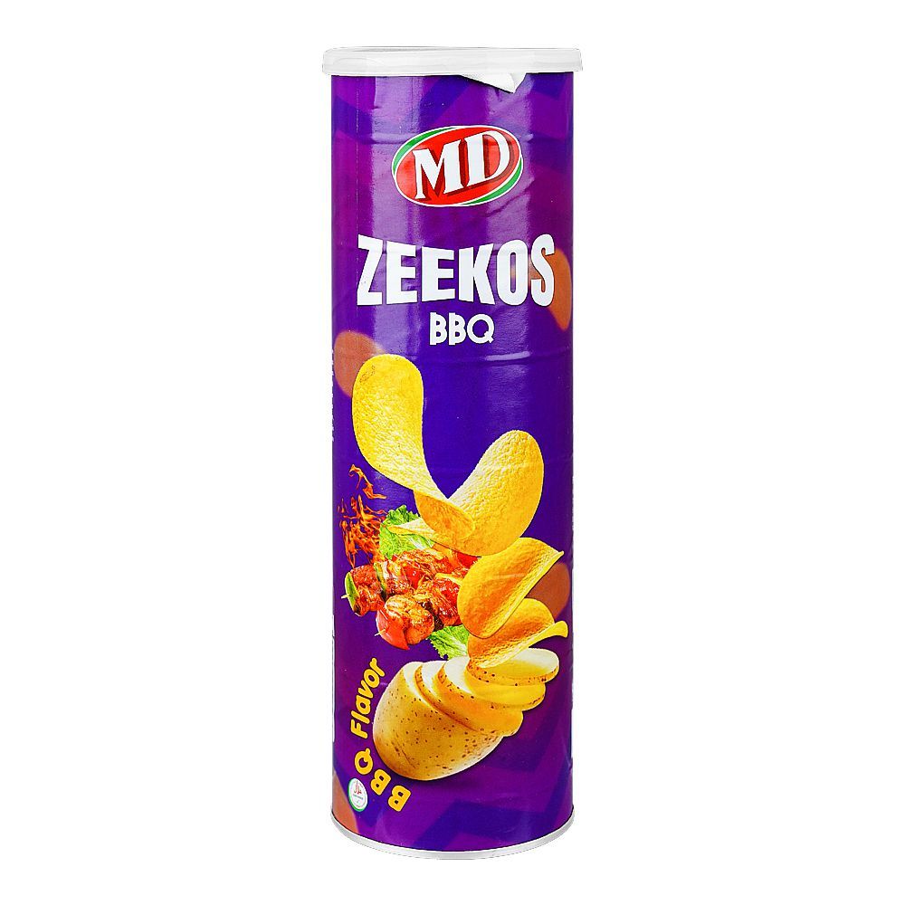 MD Zeekos BBQ Chips, 110g - Main Image