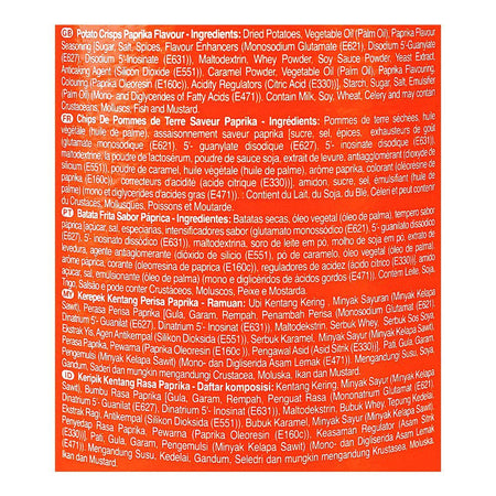 Kracks Paprika Flavor Potato Chips, 110g - Image 4