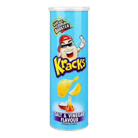 Kracks Salt & Vinegar Flavor Potato Chips, 110g - Main Image