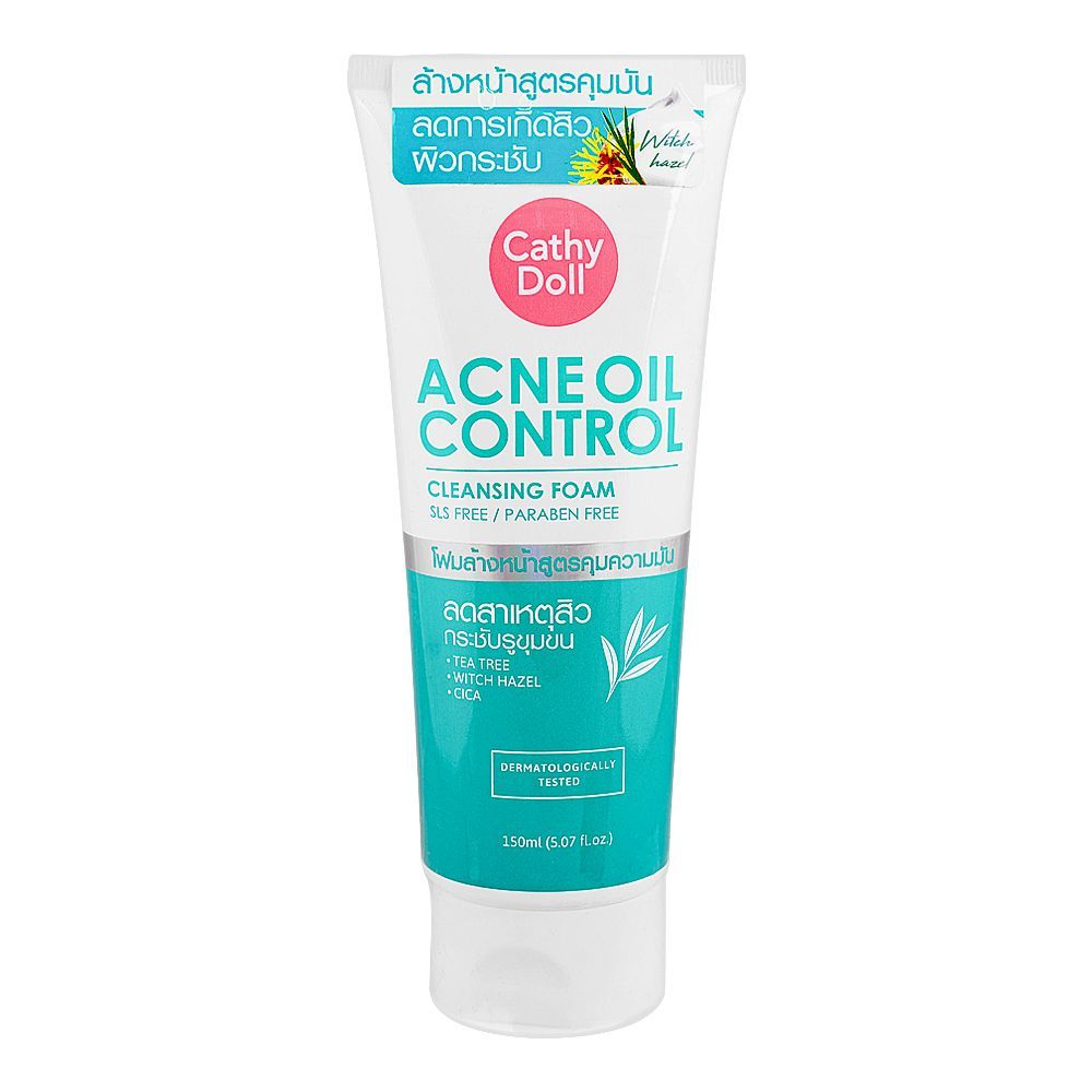 Cathy Doll Acne Oil Control Cleansing Foam, SLS & Paraben Free, 150ml - Main Image