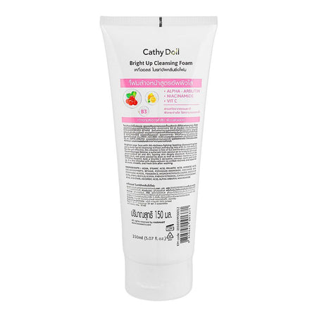 Cathy Doll Bright Up Cleansing Foam, SLS & Paraben Free, 150ml - Image 2