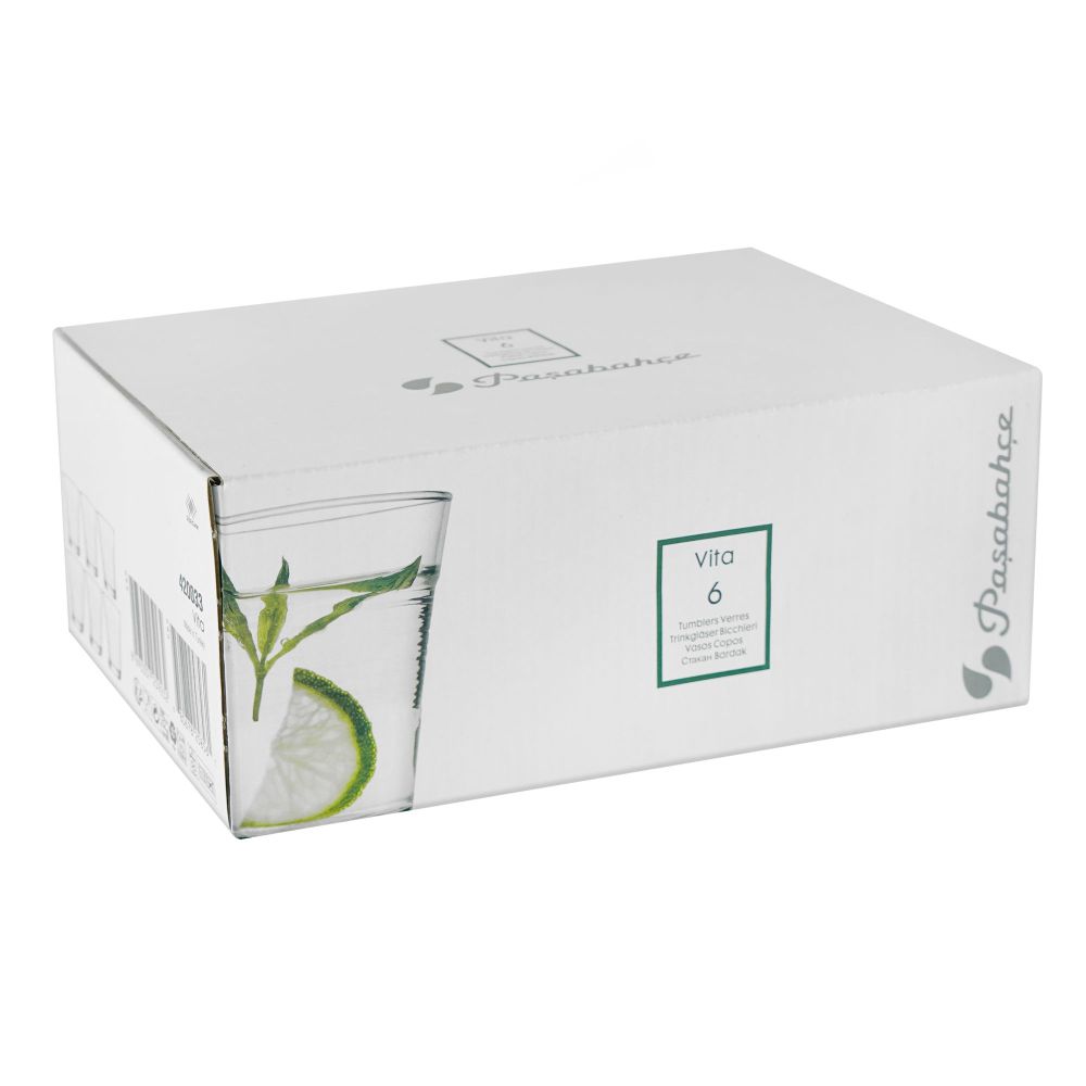 Pasabahce Vita Glass Tumbler Set, 6-Pack, 420033 - Image 2