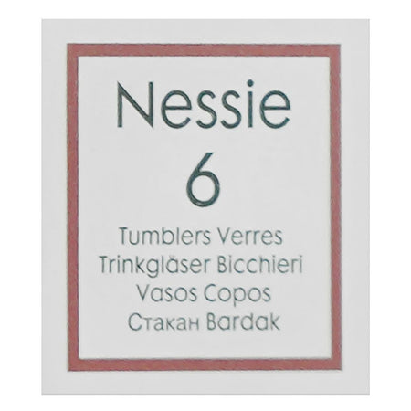 Pasabahce Nessie Glass Tumbler Set, 6-Pack, 520025 - Image 3