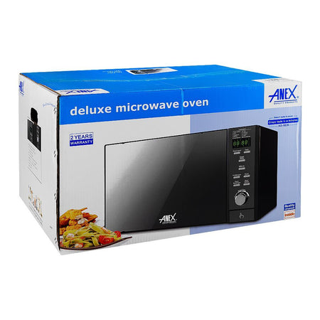 Anex Deluxe Microwave Oven, 900W, Black, AG-9039 - Image 2