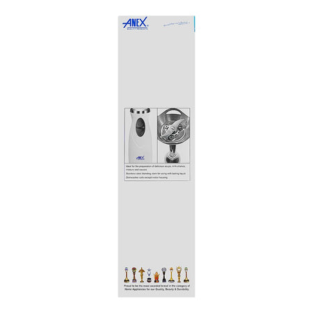 Anex Deluxe Hand Blender, 300W, Black, AG-121 - Image 4