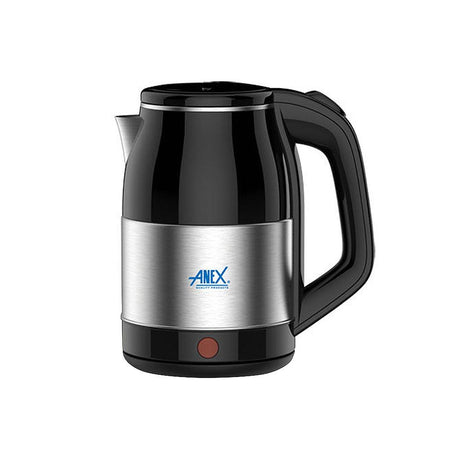 Anex Deluxe Electric Kettle, 1800ml Capacity, 1500W, Black & Silver, AG-4062 - Main Image