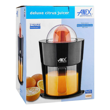 Anex Deluxe Citrus Juicer, 850ml Capacity, 40W, Black, AG-2154 - Image 2