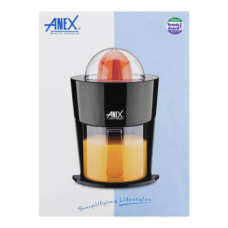 Anex Deluxe Citrus Juicer, 850ml Capacity, 40W, Black, AG-2154 - Image 3