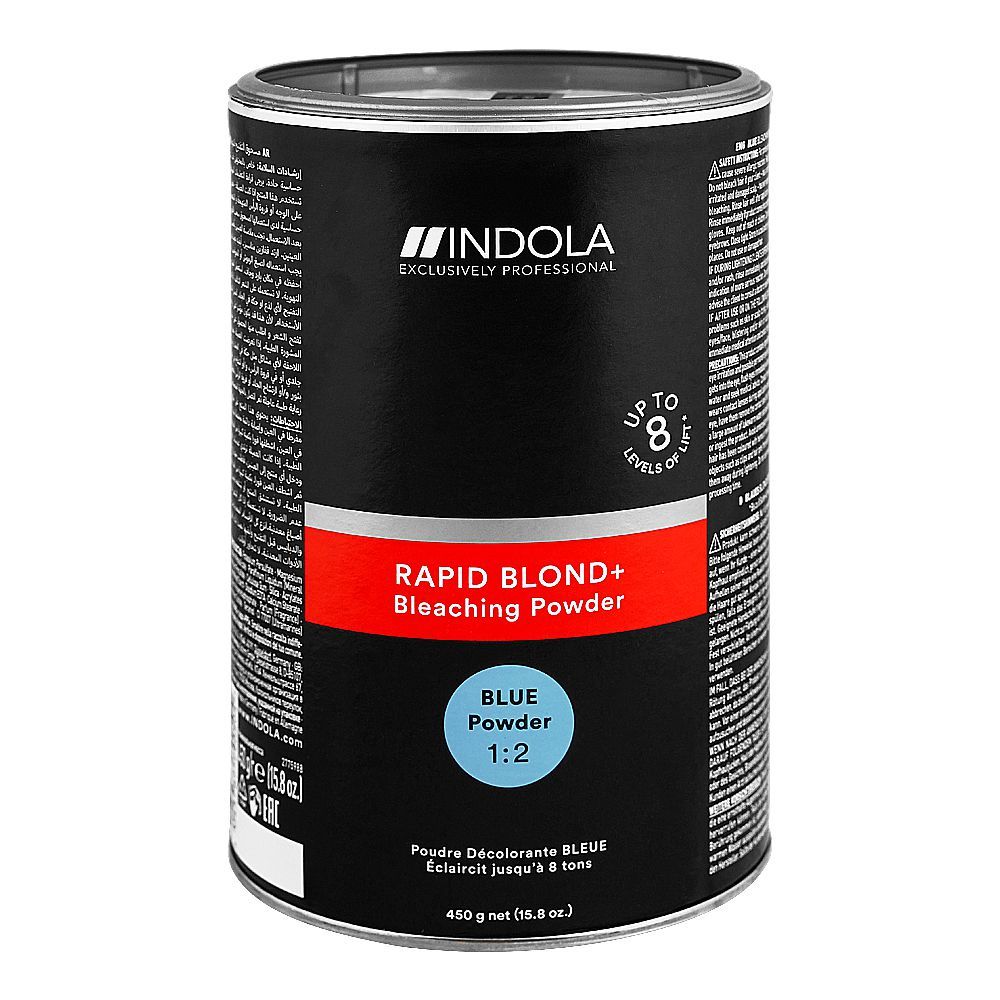 Indola Rapid Blond + Bleaching Powder, Blue, 450g - Main Image