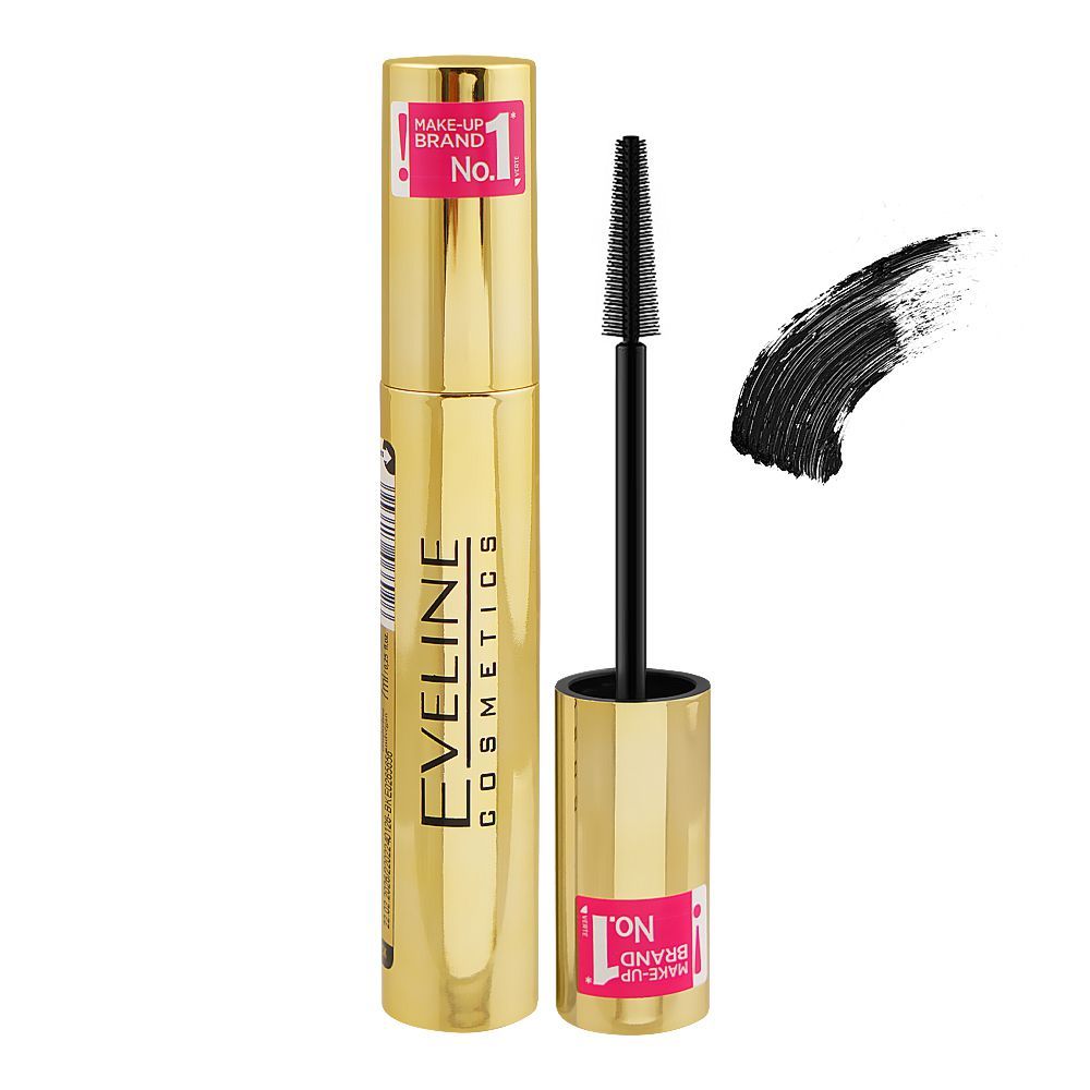 Eveline Wonder Match Volume & Length Mascara, Intense Black, 7ml - Main Image