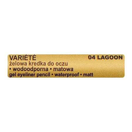 Eveline Waterproof Variete Gel Eyeliner Pencil, 04 Lagoon - Image 4
