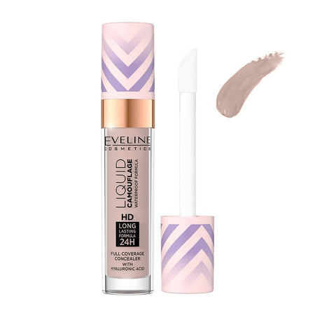 Eveline Liquid Camouflage HD Long Lasting 24H Full Coverage Concealer, 04 Light Almond - Main Image