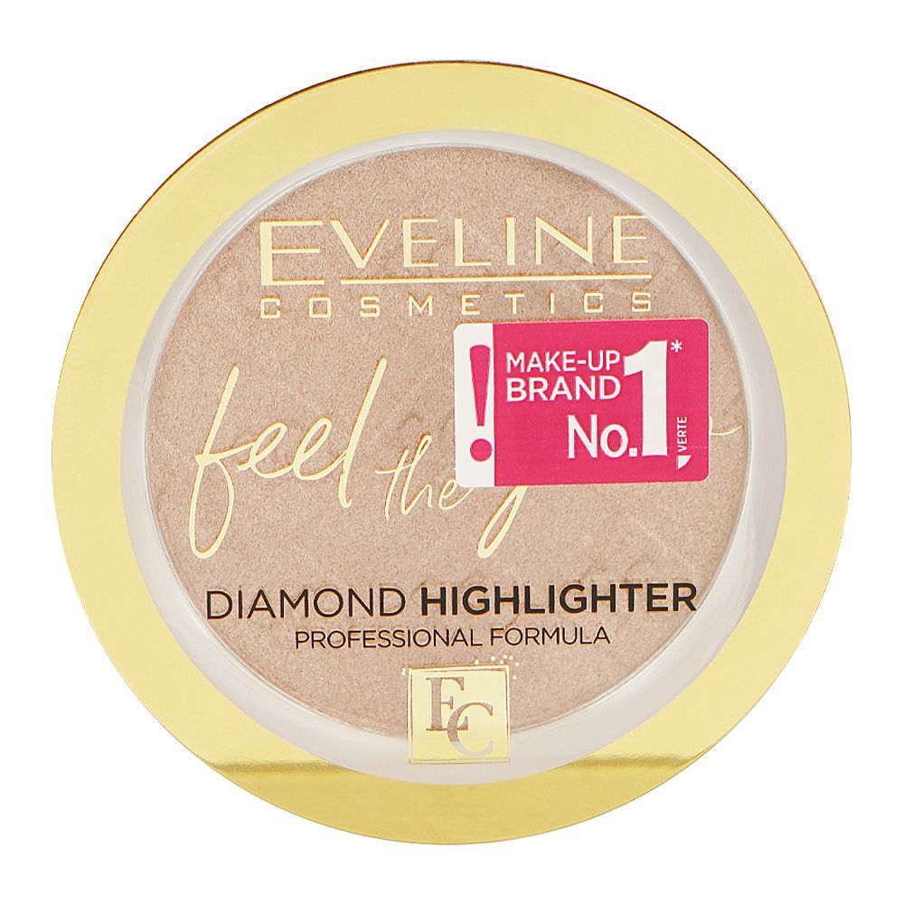 Eveline Feel The Glow Diamond Highlighter, 02 Beach Glow - Image 2