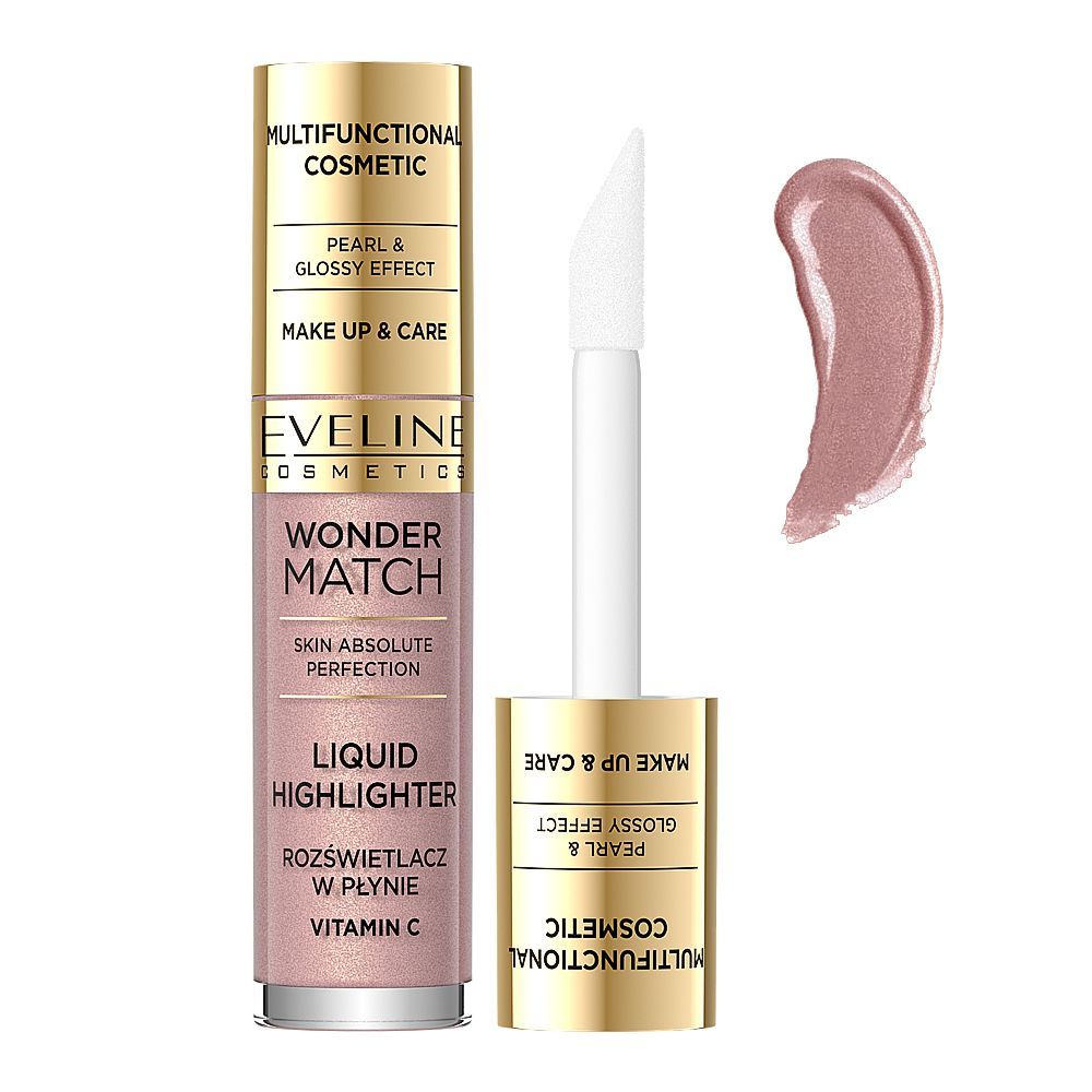 Eveline Wonder Match Liquid Highlighter With Vitamin C, 4.5ml, No. 01 - Main Image